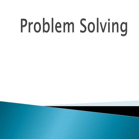 Problem solving
