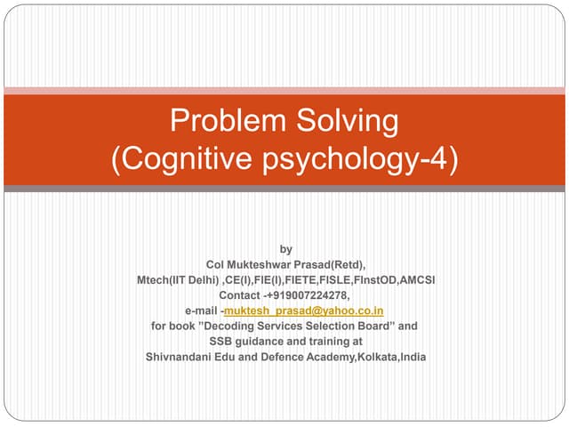 Problem solving