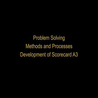 Problem solving 