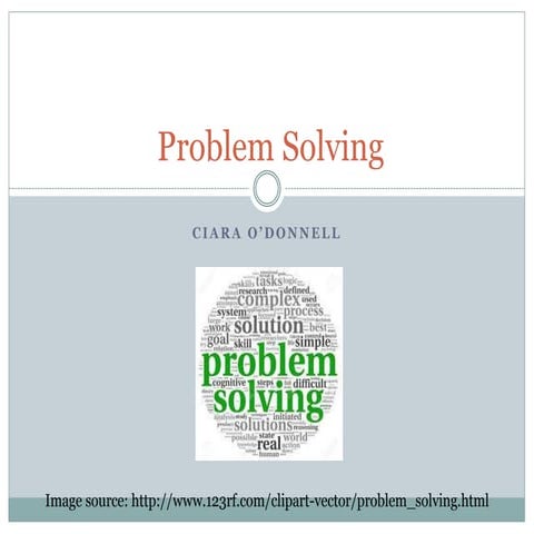 Problem solving | PPT