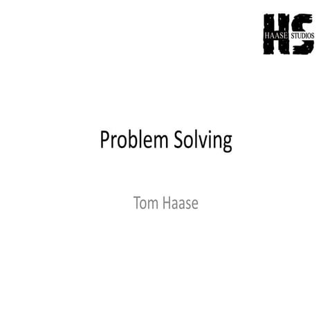 Problem Solving