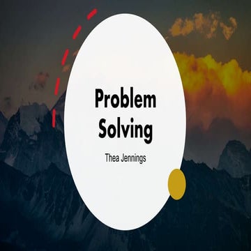Problem solving