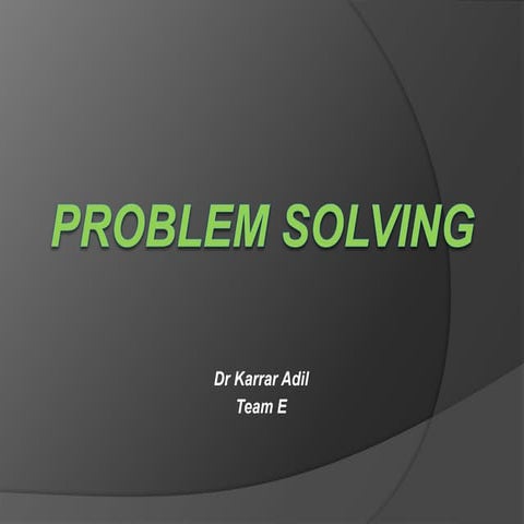 Problem solving : a quiz in general surgerypptx