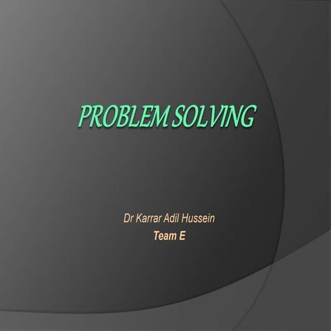 Problem solving : a quiz in surgery.pptx