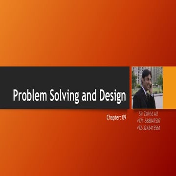 Problem solving and design | PPT