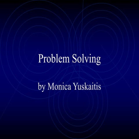 Problem Solving I.ppt
