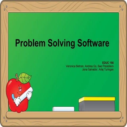 Problem solving presentation