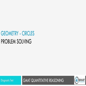 4GMAT Diagnostic Test Q11 - Problem Solving - Geometry circles and triangles