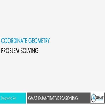 4GMAT Diagnostic Test Q14 - Problem Solving - Coordinate Geometry