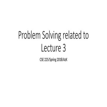 Problem Solving related to Lecture 3.pptx