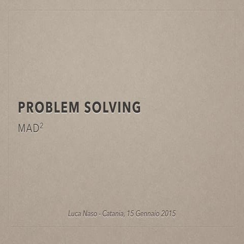 Problem Solving