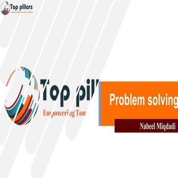 Top Pillars | Problems Solving by Nabeel Miqdadi