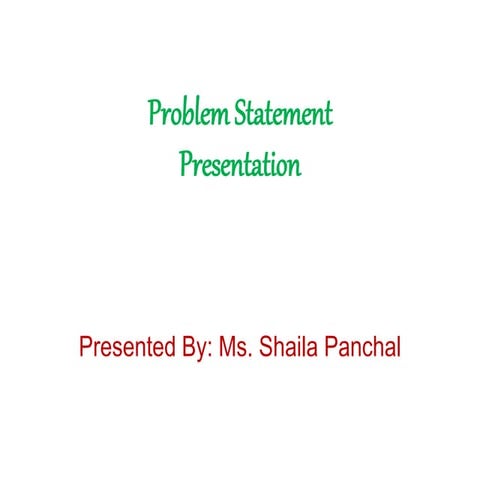 Problem Statement for study.pptx