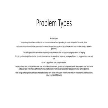 Problem Types.pptx | Technology & Computing