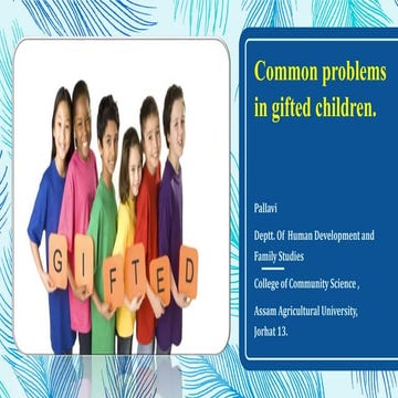 Problem with gifted children