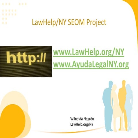 LawHelp/NY Search Engine and Social Media Marketing Results