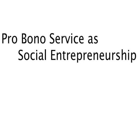 Pro bono ignite | PPTX