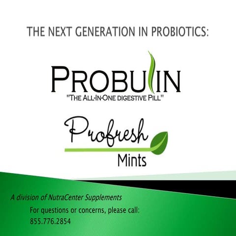Probulin & ProfreshMints Info