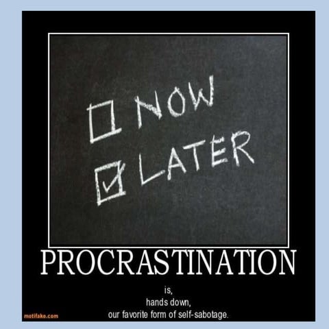 Procastination