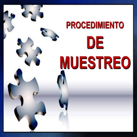 Procedimiento de muestreo