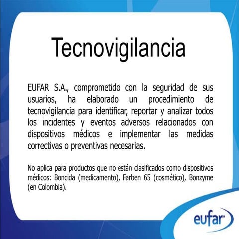 Procedimiento de tecnovigilancia eufar