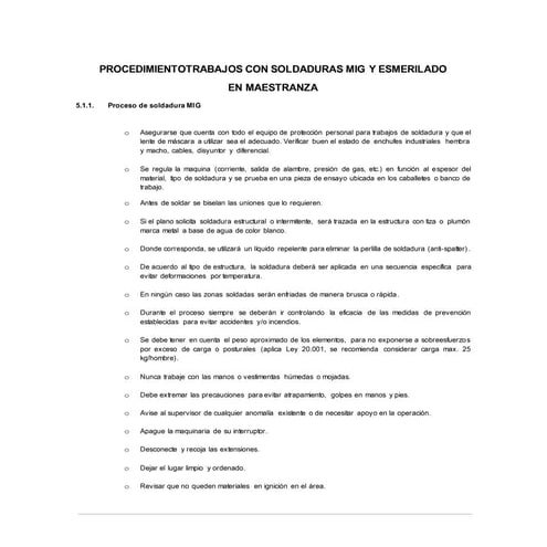 trabajo de soldadura con mig