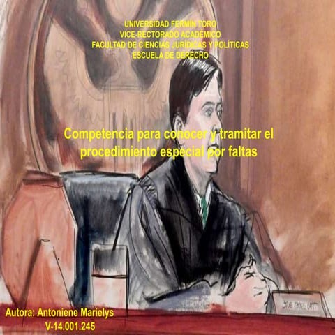 Procedimiento esp. por falta copp