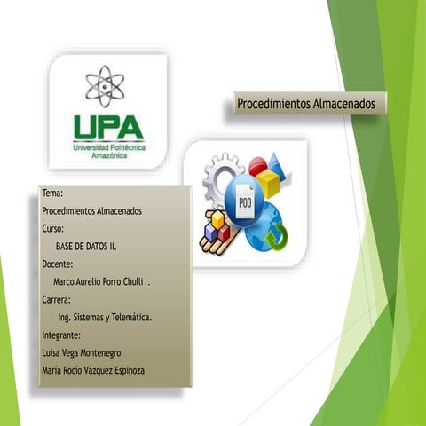 Procedimientos