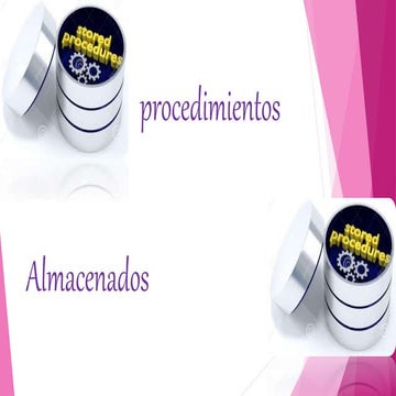 Procedimientos almacenados