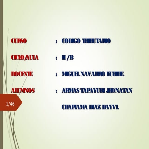 Procedimiento tributario