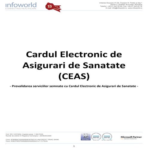Procedura ceas prevalidare | PDF