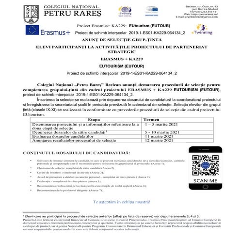 Te așteptăm în echipa noastră!