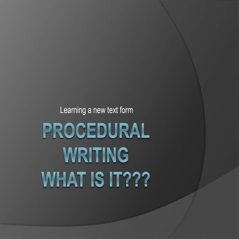 Procedural writing-powerpoint-1vyibev