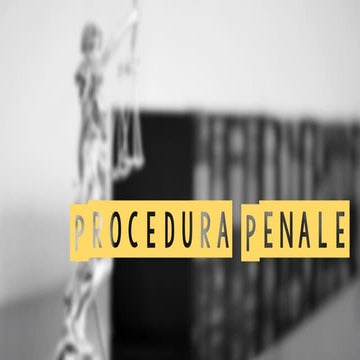 Procedura Penale
