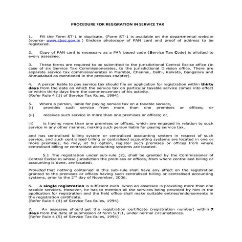 SERVICE TAX ST-2 | PDF