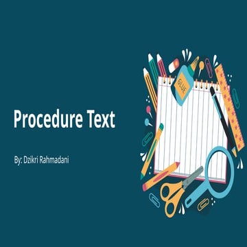 Procedure Text power point for students.pptx