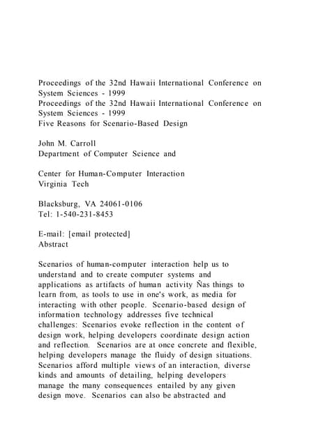 Proceedings of the 32nd Hawaii International Conference on Sys
