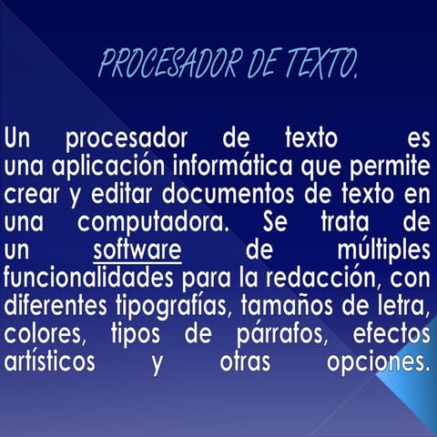 Procesador de texto