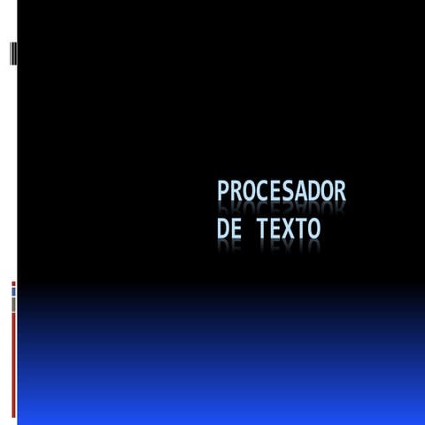 Procesador de texto