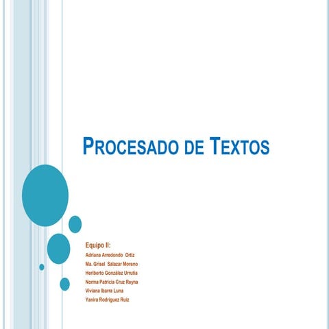 Procesador de textos completo