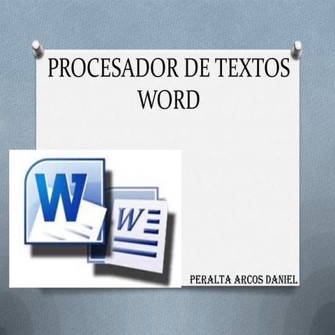 Procesador de textos word