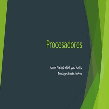 Procesadores (1)