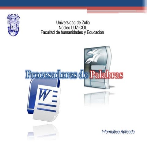 Procesadores de palabras