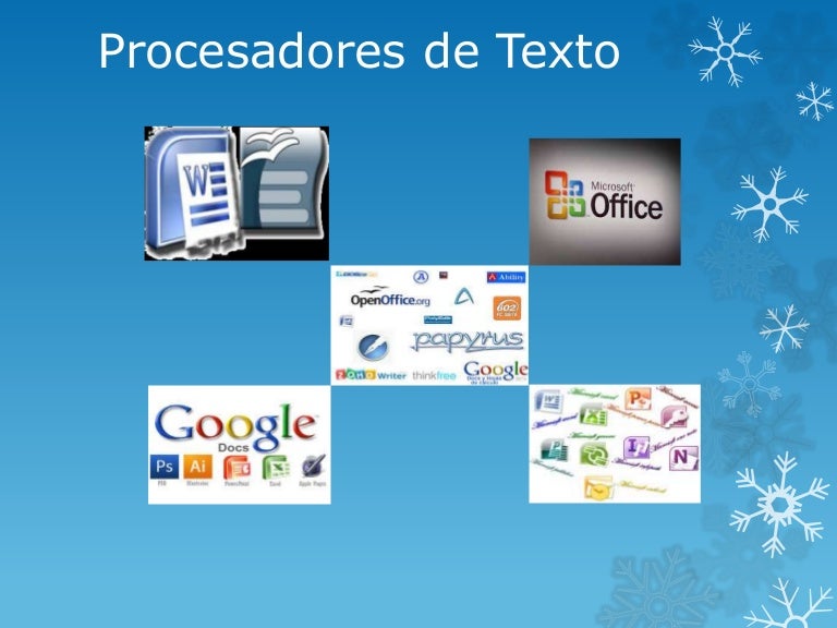 Procesadores de texto