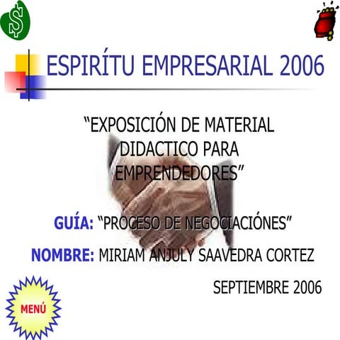 PROCESO DE NEGOCIACIÓN