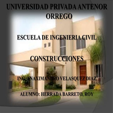 Proceso constructivo arquitectura