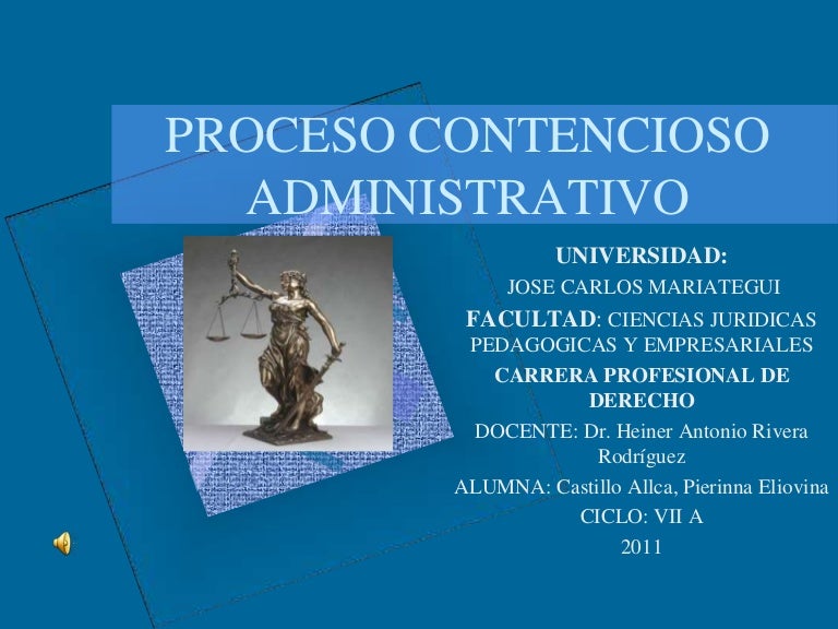 ¿Qué Es La Terminación Del Proceso Contencioso-Administrativo Por ...