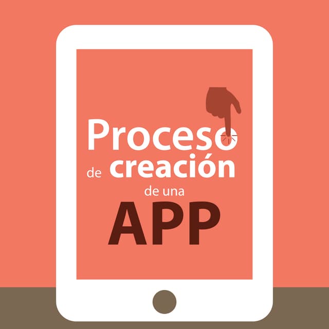 Proceso creacion app infografía