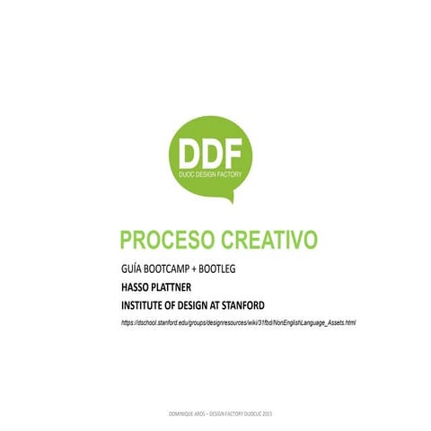 Proceso creativo - Design Thinking | PDF