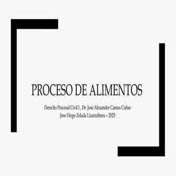 proceso de alimentos del doctor Zelada Lizarzaburu